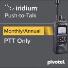 Iridium Push To Talk (PTT) Only Plans